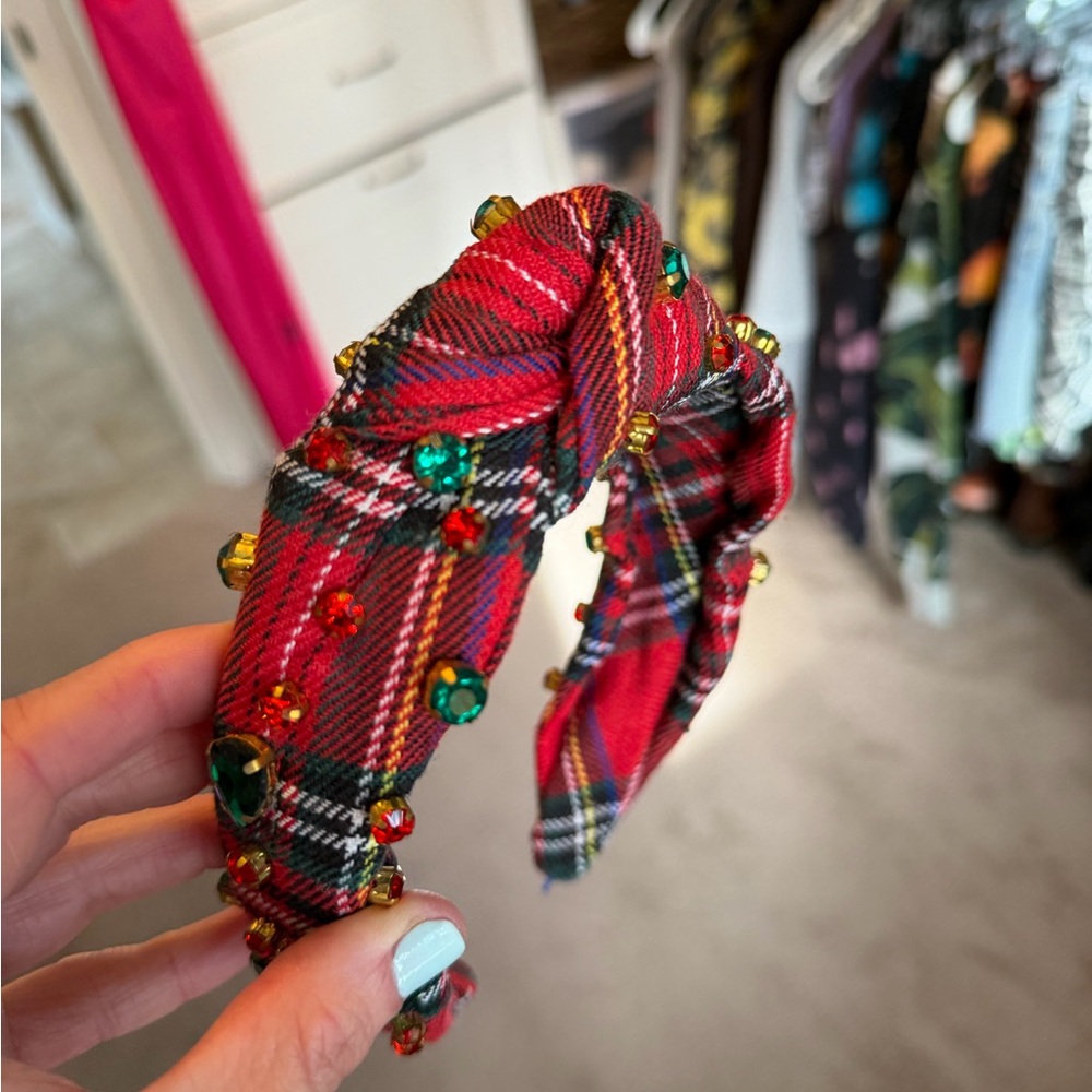 MimimeLand Paris Plaid Headband made in Italy